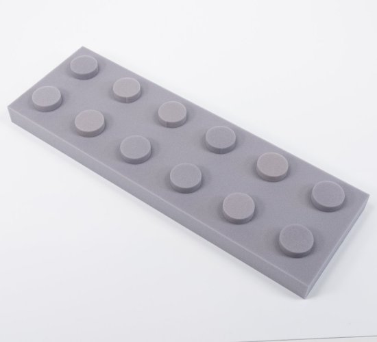 Akustický panel Mistr Akustik Profi – lego - Výška: 250 mm, Šířka: 500 mm, Tloušťka: 50 mm, Série: Profi