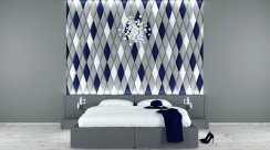 Designový akustický panel Design – diamant zkosený 50