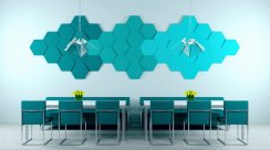 Designový akustický panel Design – šestiúhelník 50