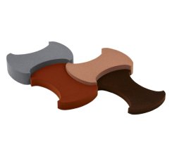 Designový akustický panel Design - ovál vydutý