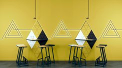 Designový akustický panel Design– trojúhelník zkosený