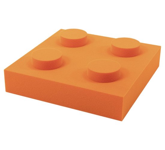 Akustický panel Mistr Akustik Profi – lego - Výška: 250 mm, Šířka: 500 mm, Tloušťka: 50 mm, Série: Profi