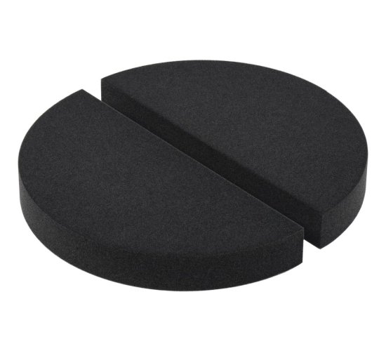 Akustický panel Mistr Akustik Profi – půlkruh - Průměr: 500 mm, Tloušťka: 30 mm, Série: Profi