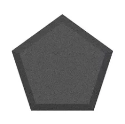 Designový akustický panel Design – pětiúhelník zkosený