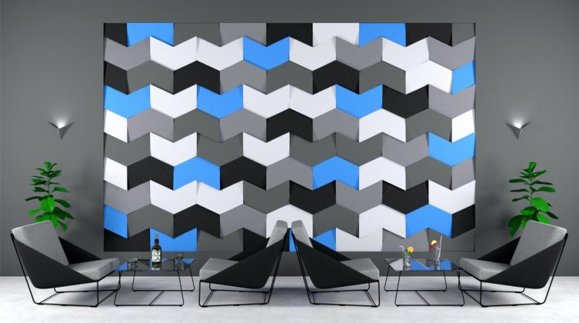 Designový akustický panel Design – šipka 50