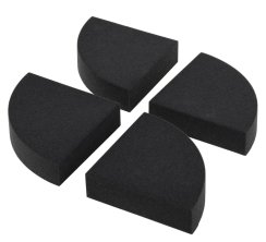 Designový akustický panel Profi – čtvrtkruh
