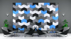 Designový akustický panel Design – šipka 50