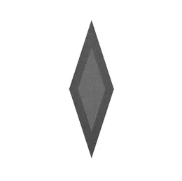 Designový akustický panel Design – diamant zkosený 50