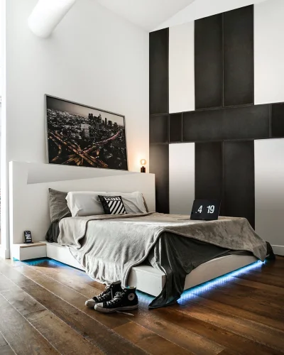 Designový akustický panel Design – čtverec zkosený