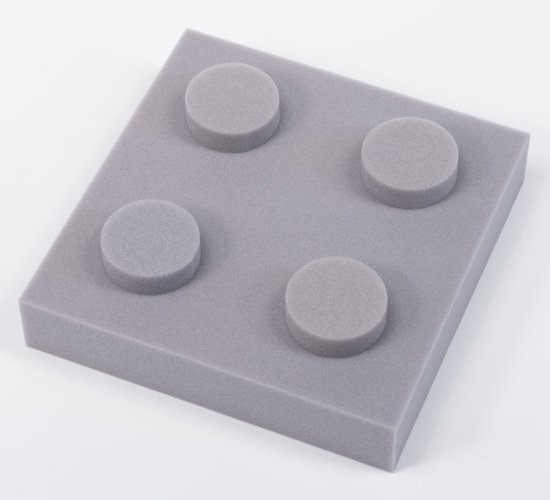 Akustický panel Mistr Akustik Profi – lego - Výška: 250 mm, Šířka: 500 mm, Tloušťka: 50 mm, Série: Profi